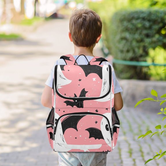 Ghosts Stars Backpack Big Laptop Backpack Casual Daypack Quilted Large Capacity Large Bookbags