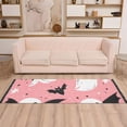 thumbnail image 1 of Ghosts Stars Runner Rug Non-Slip Area Rugs Linen Washable Non Shedding for Kitchen Bedroom Carpet, 1 of 8