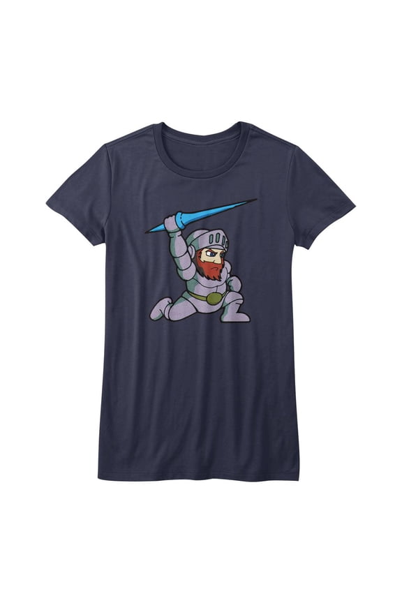Ghosts 'n Goblins Arthur Navy Junior Women's T-Shirt