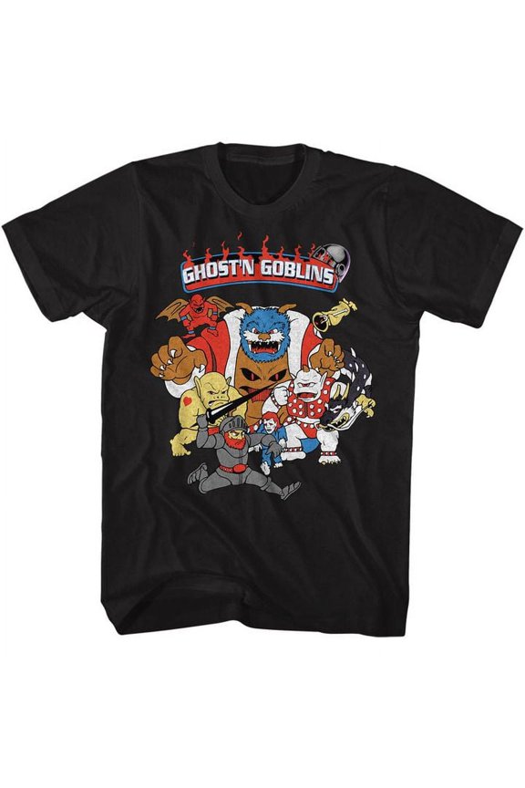 Ghosts n Goblins Goblins Black Adult T-Shirt