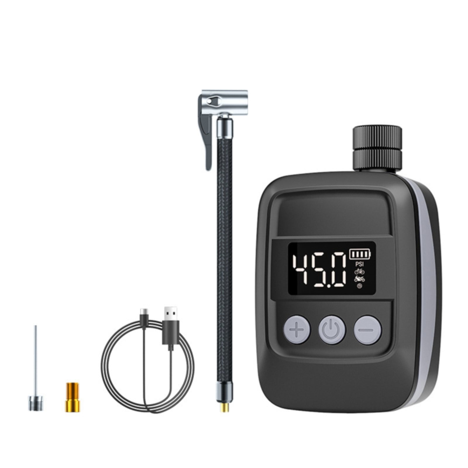 Ghouie Clearance Pump Electric Mini Tire Inflator Portable Pressure for