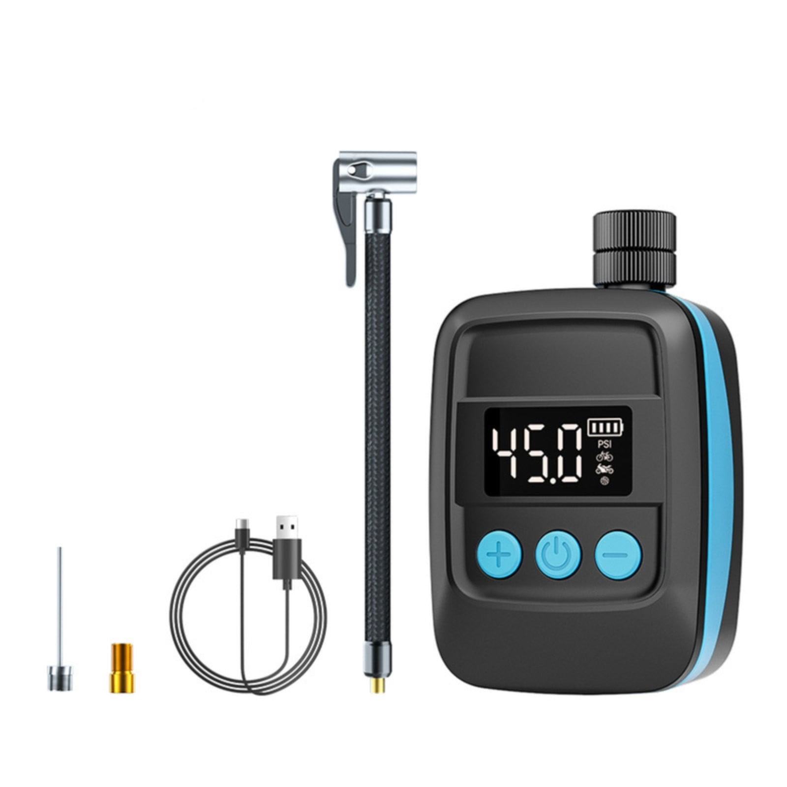 Ghouie Clearance Pump Electric Mini Tire Inflator Portable Pressure for