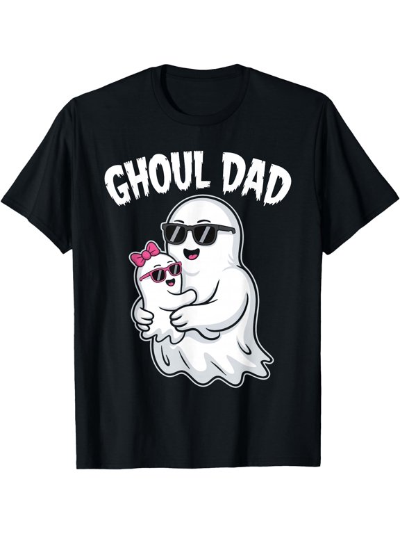 Ghoul Dad Shirt Daddy Spooky Halloween Ghost Costume T-Shirt , Vintage T-Shirt