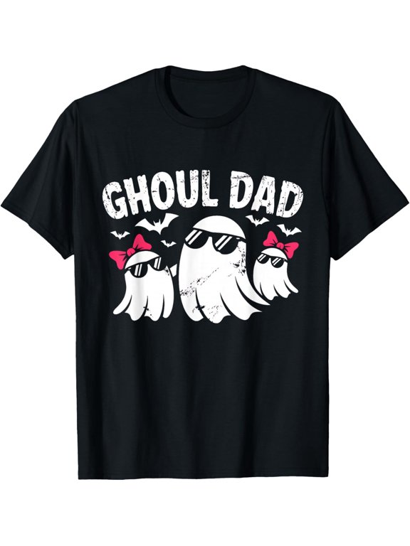 Vintage Daddy Ghost Funny Halloween Father Dad T-Shirt