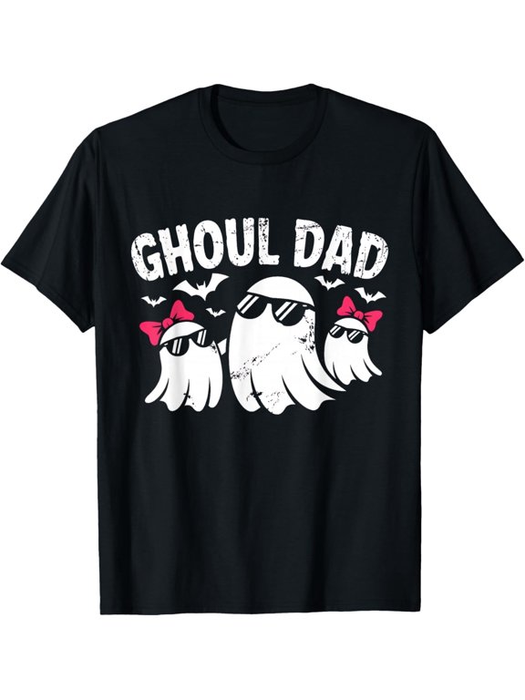 Ghoul Dad Vintage Daddy Ghost Funny Halloween Father Dad T-Shirt