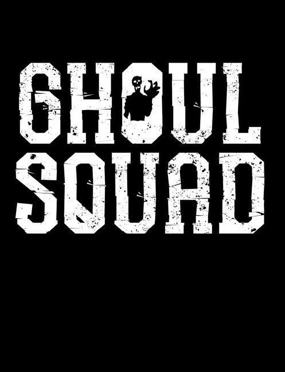 Ghoul Squad Composition Notebook: College Ruled (7.44 X 9.69) Creepy Spirit Phantom Grave Digger Writing Book, (Paperback)