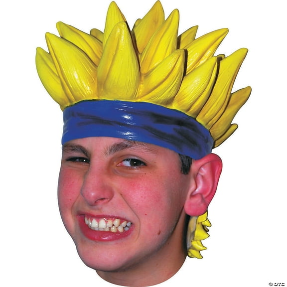 Ghoulish Productions - Anime 7 Latex Yellow Wig - One Size