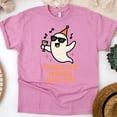 thumbnail image 1 of Ghouls Just Wanna Have Fun Graphic Tee Funny Ghost Party Shirt, Azalea, Size 3XL, 1 of 6