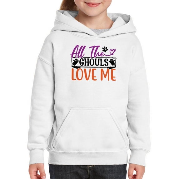 Ghouls Love Me Hoodie Juniors -Image by Shutterstock, Medium