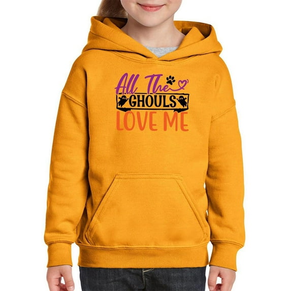Ghouls Love Me Hoodie Juniors -Image by Shutterstock, Small