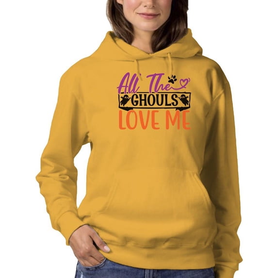 Ghouls Love Me Hoodie Women -Image by Shutterstock, Female XX-Large