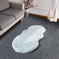 thumbnail image 1 of Ghouse 2x4 Ultra Soft Faux Fur White Rug, Area Rugs for Bedroom Floor Sofa Living Room, Carpet Accent Rug, 1 of 6