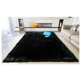 thumbnail image 1 of Ghouse Rectangular Black Area Rug 6.7x10 feet, Thick and Fluffy Faux Sheepskin Machine Washable Rectangular Plush Carpet, Faux Sheepskin Rug for Living Room, Bedroom, Kids Room, 1 of 6