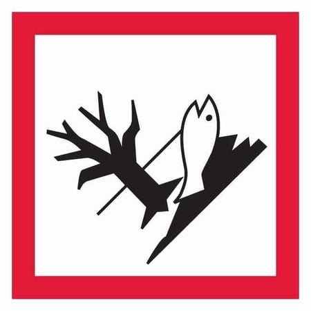 Pictogram,Black/Red,Self Adhesive Vinyl, GHS1274 GHS1274