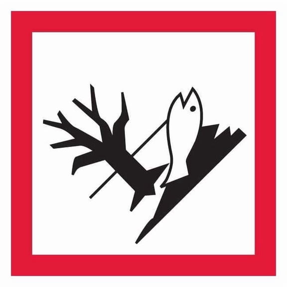 Pictogram,Black/Red,Self Adhesive Vinyl, GHS1274 GHS1274