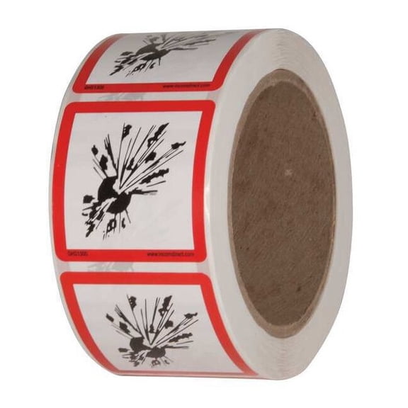 Ghs Safety Safety Label, 2 in. W x 2 in. H, PK500, GHS1305 GHS1305