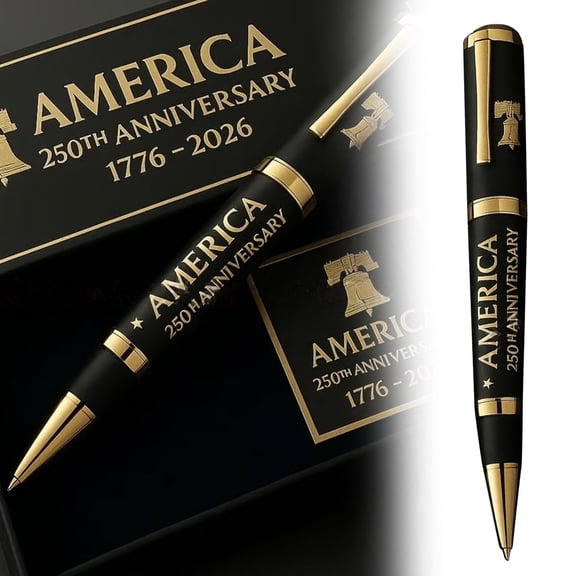 Ghxbdy American 250Th Anniversary Commemorative Pen, Card, and Box,250Th Anniversary Pen U.S. Patriot Memorial Pen 10Ml U.S. 250Th Patriot Memorial Pen 10Ml Commemorative Writing instrument