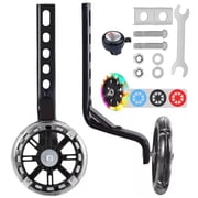 Ghyrex bike Training Wheels Replacement fit for 12/14/16/18/20 Inch bike with Flash light Wheel, 1 Pair
