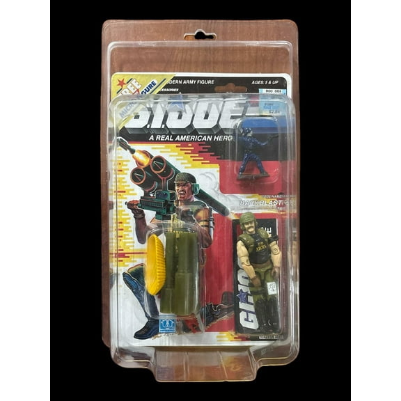 Gi Joe Backblast Cobra Commander Micro Figure Hasbro 1988 Sealed