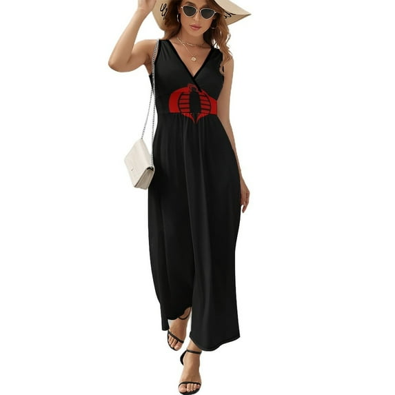 Gi Joe Cobra Enemy Logo Sleeveless Dress birthday dress for women luxury summer dress woman