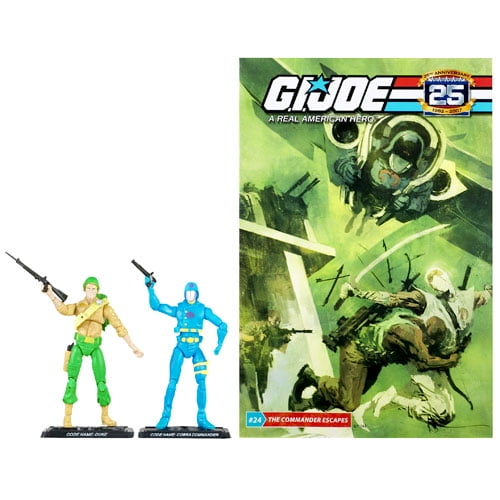 Gi Joe - Hasbro Gijoe Comic 2pk Duke/cobra Comandr Issue - Walmart.com
