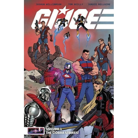 Gi Joe Tp Vol 01 The Cobra Strikes Direct Market Exclusive Tom Reilly Red Cvr Image Comics Comic Book