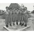 thumbnail image 1 of Gi 'Little Abners' Shoes Are Modeled By Nurses Of A Medical Regiment In New Guinea History (24 x 18), 1 of 2