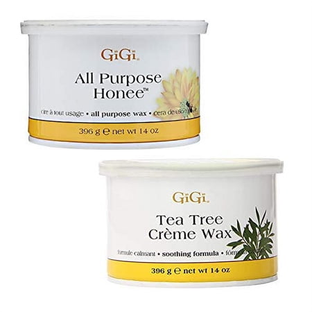 GiGi All Purpose Honee 14 oz + Tea Tree Creme Wax 14 oz