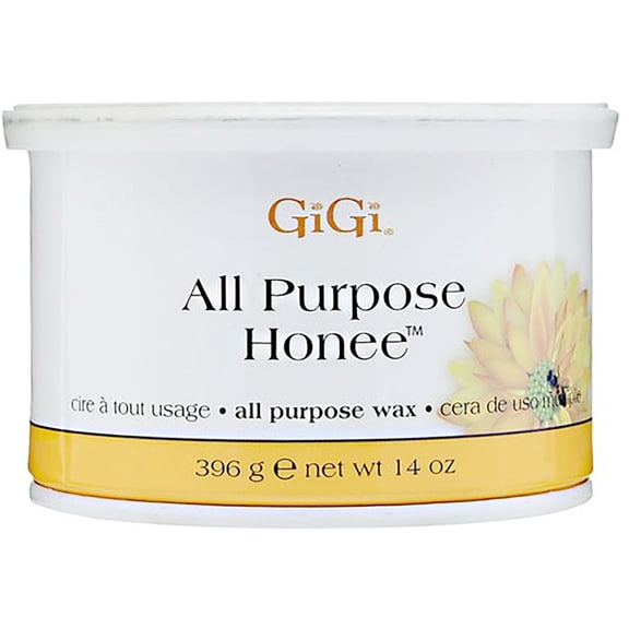 GiGi Honee Hair Removal Soft Wax, All Purpose Wax for Face, Body, & Bikini, 14 oz