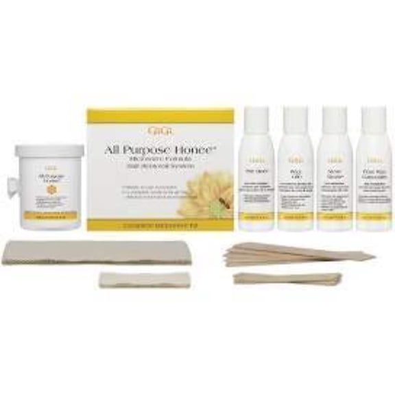 GiGi All Purpose Honee Microwave Formula Hair Removal System Complete Kit Hair Accessories