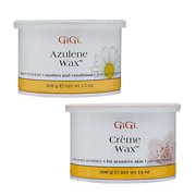 GiGi Azulene Wax 13 oz + Creme Wax 14 oz
