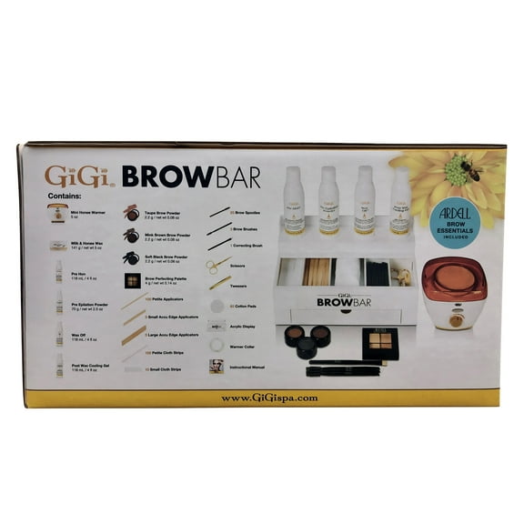 GiGi Brow Bar Waxing Kit Honee Wax Warmer, Beige, 1 Pack