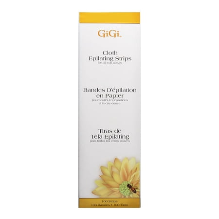 GiGi - CLOTH EPILATING STRIPS (LARGE) 3"X9" EACH * BEAUTY TALK LA *
