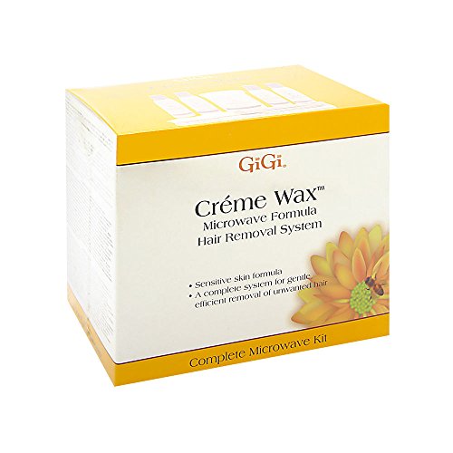 GiGi Creme Wax Microwave Formula Hair Removal System Complete Microwave