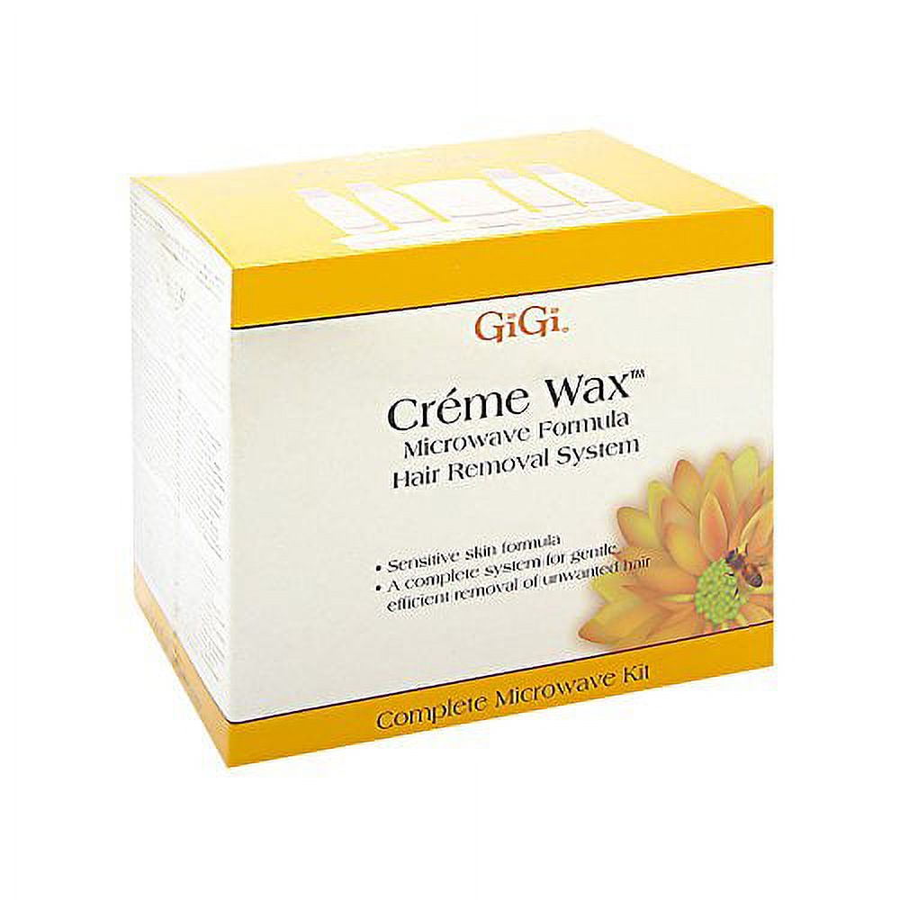 GiGi Creme Wax Microwave Formula Hair Removal System Complete Microwave