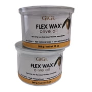 GiGi Flex Wax Olive Oil 13 oz Pack of 2