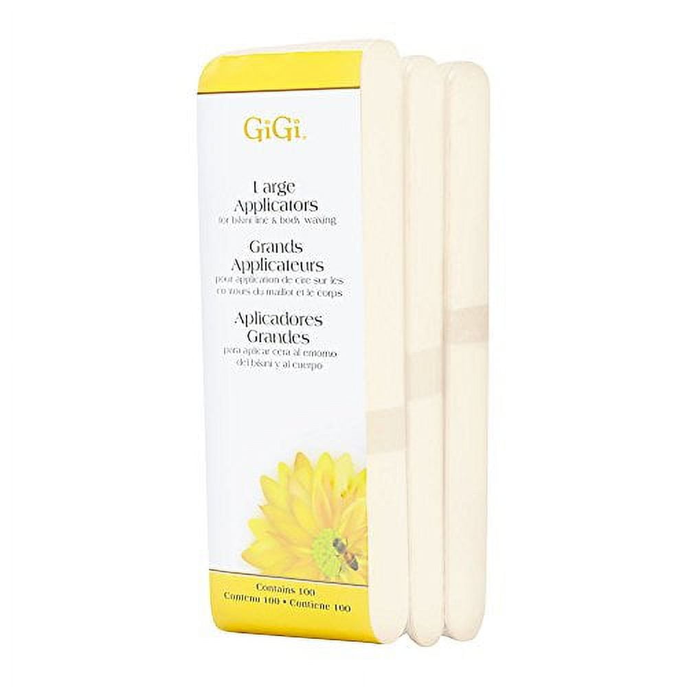 GiGi Large Wax Applicators for Bikini Line and Body Waxing, 100 Count