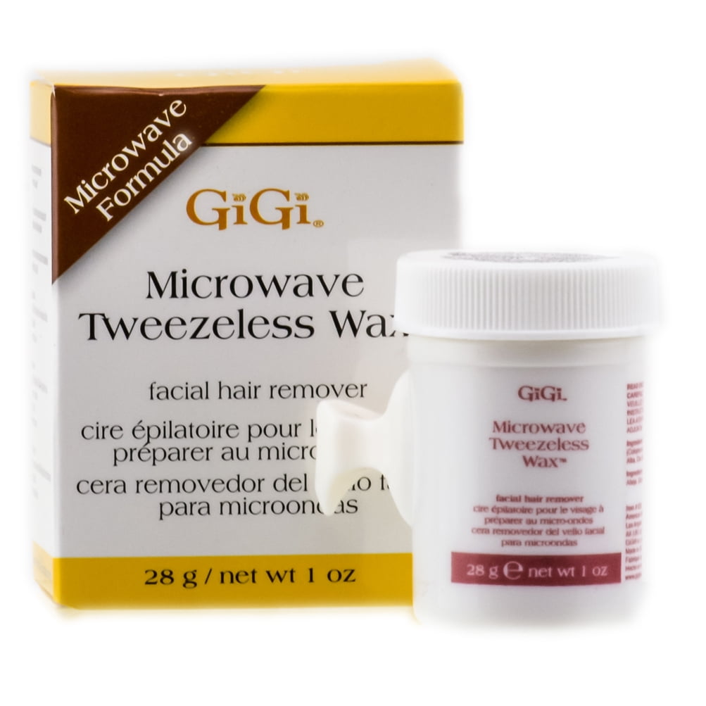 GiGi Microwave Tweezeless Wax Facial Hair Remover, 1 oz - Walmart.com
