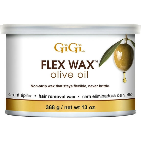 GiGi Olive Oil Flex Wax Hair Removal Wax 13 oz - (Pack of 3)