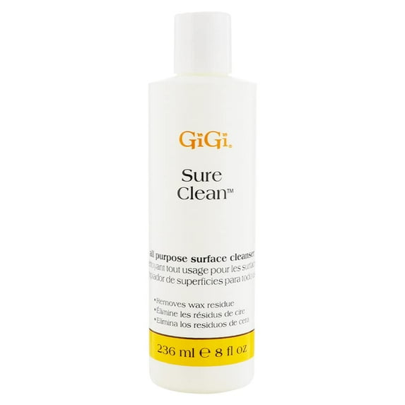 GiGi Sure Clean All Purpose Surface Cleaner - remove wax residue (Size : 8 oz)
