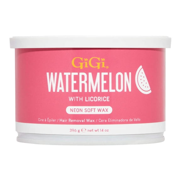 GiGi Wax Can Neon Soft Wax Watermelon 14 oz #39880