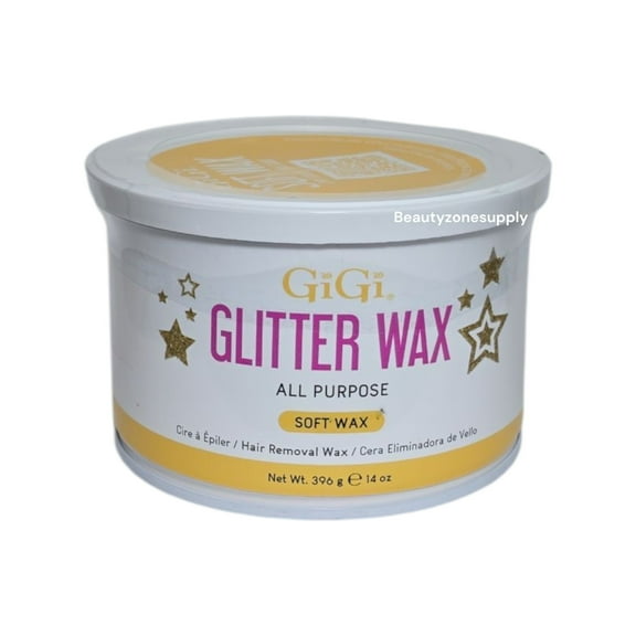 GiGi Wax Can Soft Wax Glitter Wax 14 oz #43263