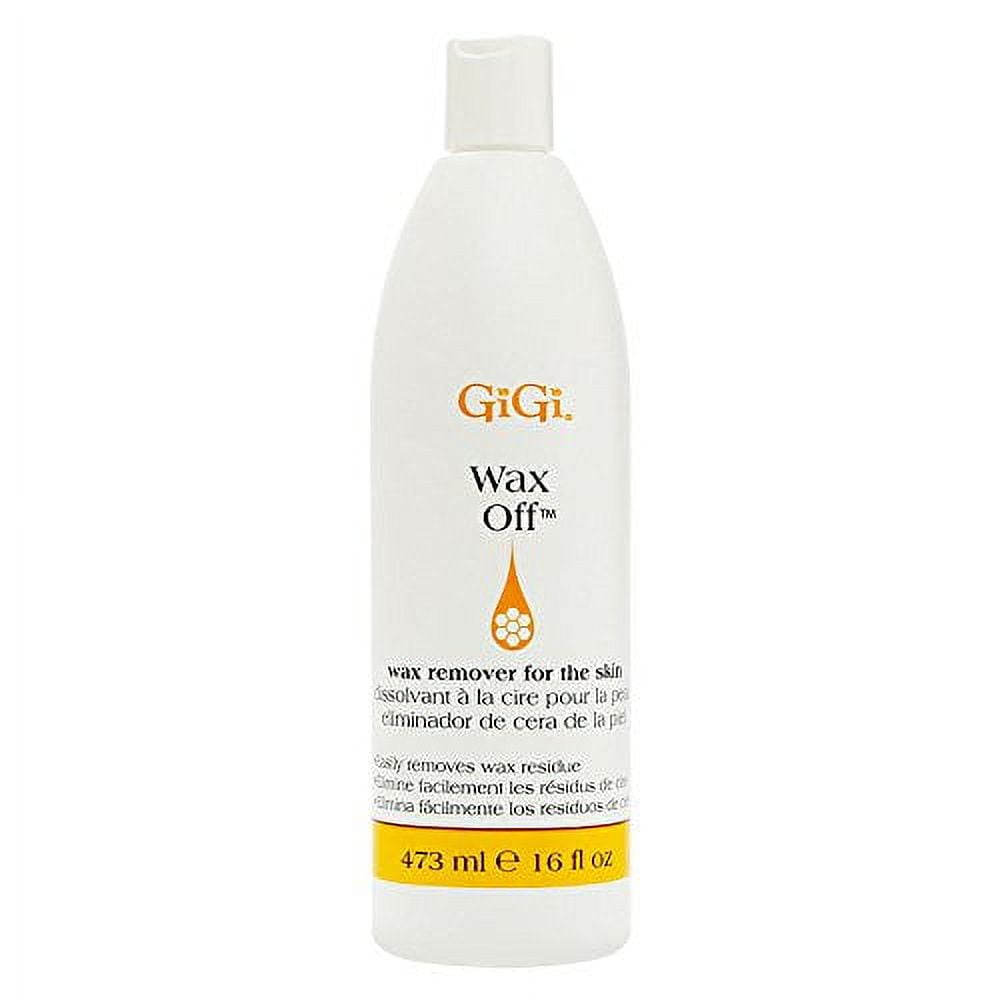 GiGi Wax Off - Hair Wax Remover for the Skin with Aloe Vera, 16 oz