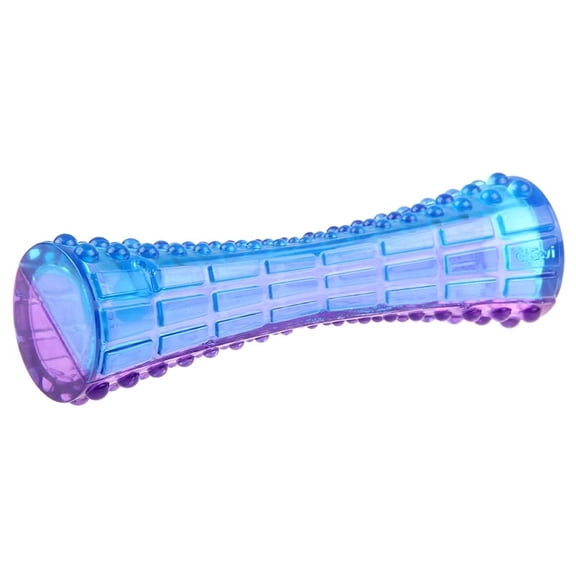 GiGwi 1pc Dog toys squeaking TPR rubber sound chewing molars bite resistant pet picking interactive toys suitable for medium and large dogs Transparent little barbarian waist, screaming like a stick