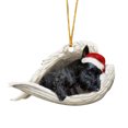 thumbnail image 1 of GiLiling 2024 New Sleeping Angel Dog Christmas Funs Pendant Cartoon Xmas Tree Pendant Decorations Pendant Christma Halloween Home Decoration Pendant Gift ﻿, 1 of 5