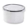 thumbnail image 1 of GiLiling 3 in 1 Fruit and Vegetable Storage Containers for Fridge, Draining Fresh Produce Savers with Leakproof Design, Fridge Organizer Bins for Berries, Salad, and Herbs, 1 of 8