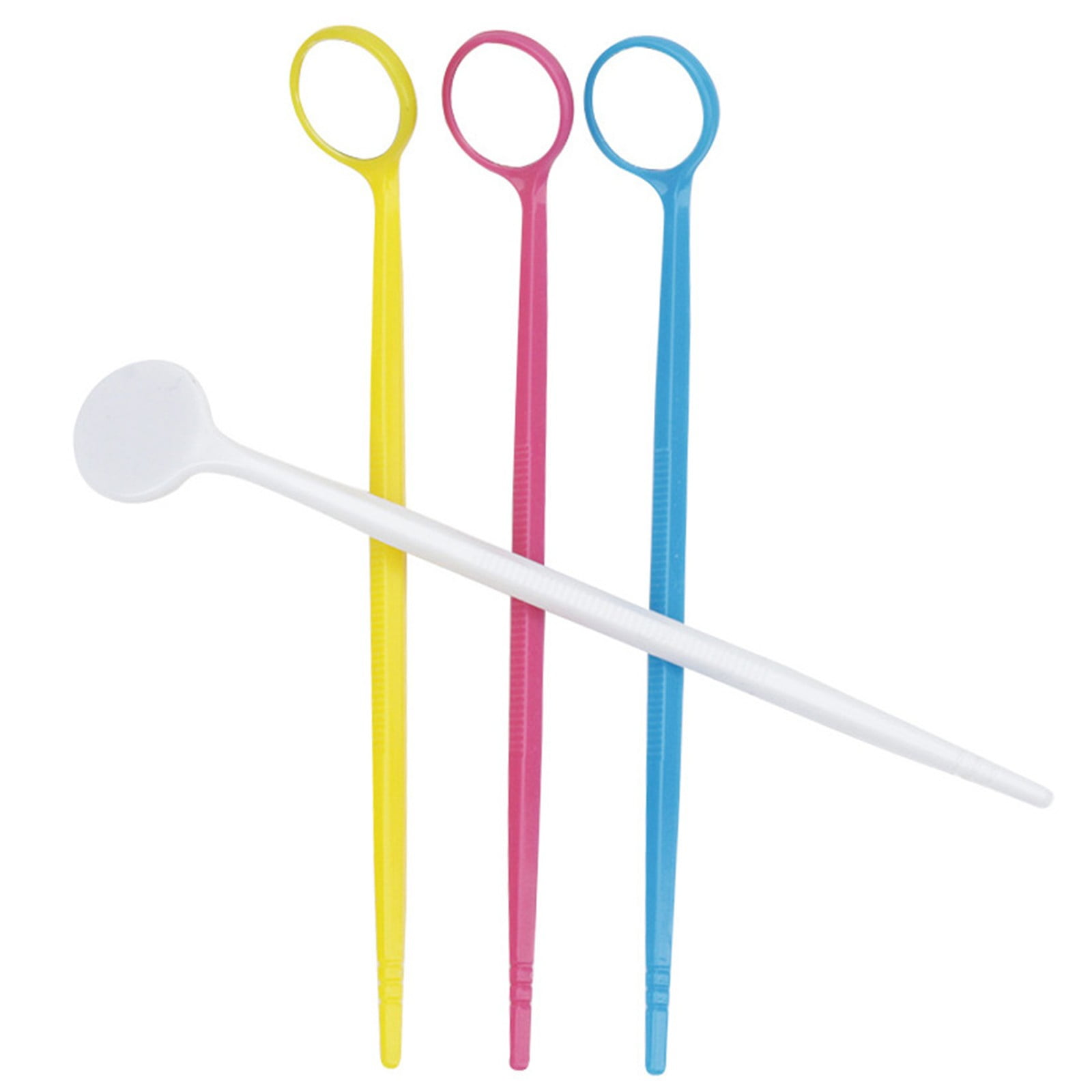GiLiling 30-Piece Disposable Dental Mouth Mirror Kit - Curved Angle ...