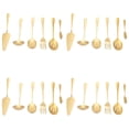 thumbnail image 1 of GiLiling 6-Piece Gold Stainless Steel Flatware Serving Set, Dishwasher-Safe Everyday Tableware for Dining Parties, Rust-Proof Cutlery Utensils with Modern Matte Finish, 1 of 7