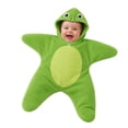 thumbnail image 1 of GiLiling Baby Cow Starfish Hooded Onesie for Boys Girls, Fleece Swaddle Jumpsuit, Infant Outfit Newborn Halloween Photo Prop Sleep Sack, 1 of 7