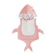 thumbnail image 1 of GiLiling Baby Girls and Boys Halloween Shark Dress-Up Outfit Sleeveless Fleece Hooded Zip up Vest Top Dress-Up Outfit﻿ (Pink, 6-12 Months), 1 of 6
